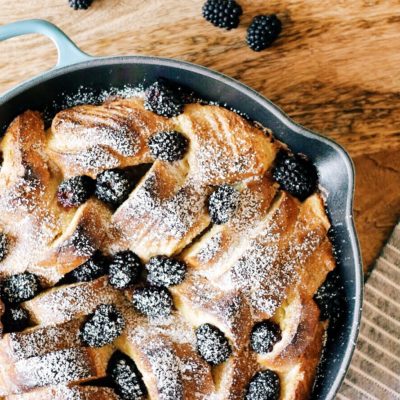 Blackberry Mascarpone French Toast