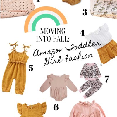 Moving Into Fall: Amazon Toddler Girl Fashion