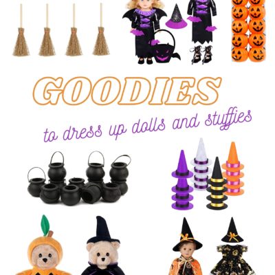 Halloween costumes: Dressing up dolls & stuffies!